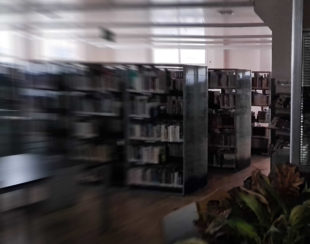 Biblioteca de Muskiz desenfocada Fernando Juárez