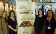 Foto de asistentes del COBDCV a las jornadas FESABID'13