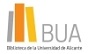 Logo de la Biblioteca de la Universidad de Alicante